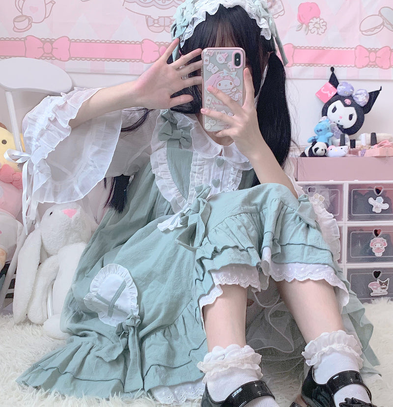 Tata Long Ear - Cute Ghost - Solid-Colour JSK Dress