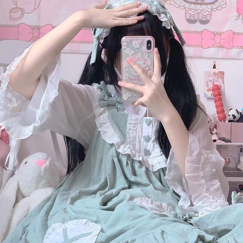 Tata Long Ear - Cute Ghost - Solid-Colour JSK Dress