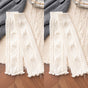 Beige (2 paires) environ 40 cm / Taille unique
