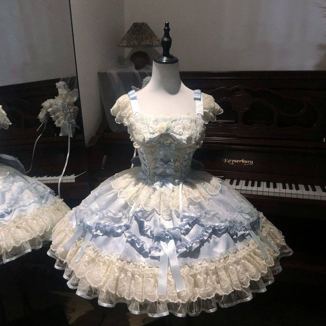 White Sugar Girl - Dreaming Butterfly - Ballet JSK Dress