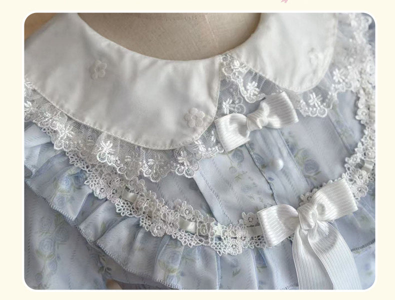 Yanran - Lily of the Valley - Pale Blue Floral OP