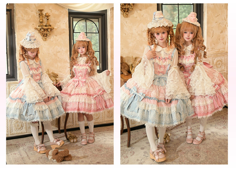 Qianmu Original - Maiden's Whispers - Tiered Princess JSK