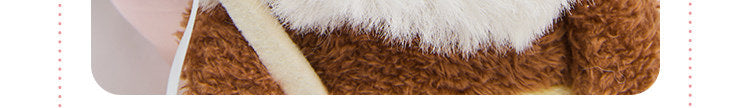 momo - Third Anniversary Momo - White Gold bunny backpack with bow details