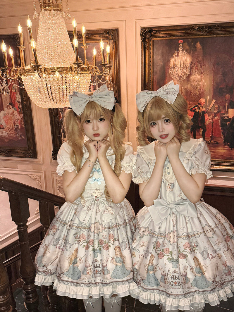Doll Poetry - Alice in Wonderland - OP / JSK Dress with Ruffled Trims