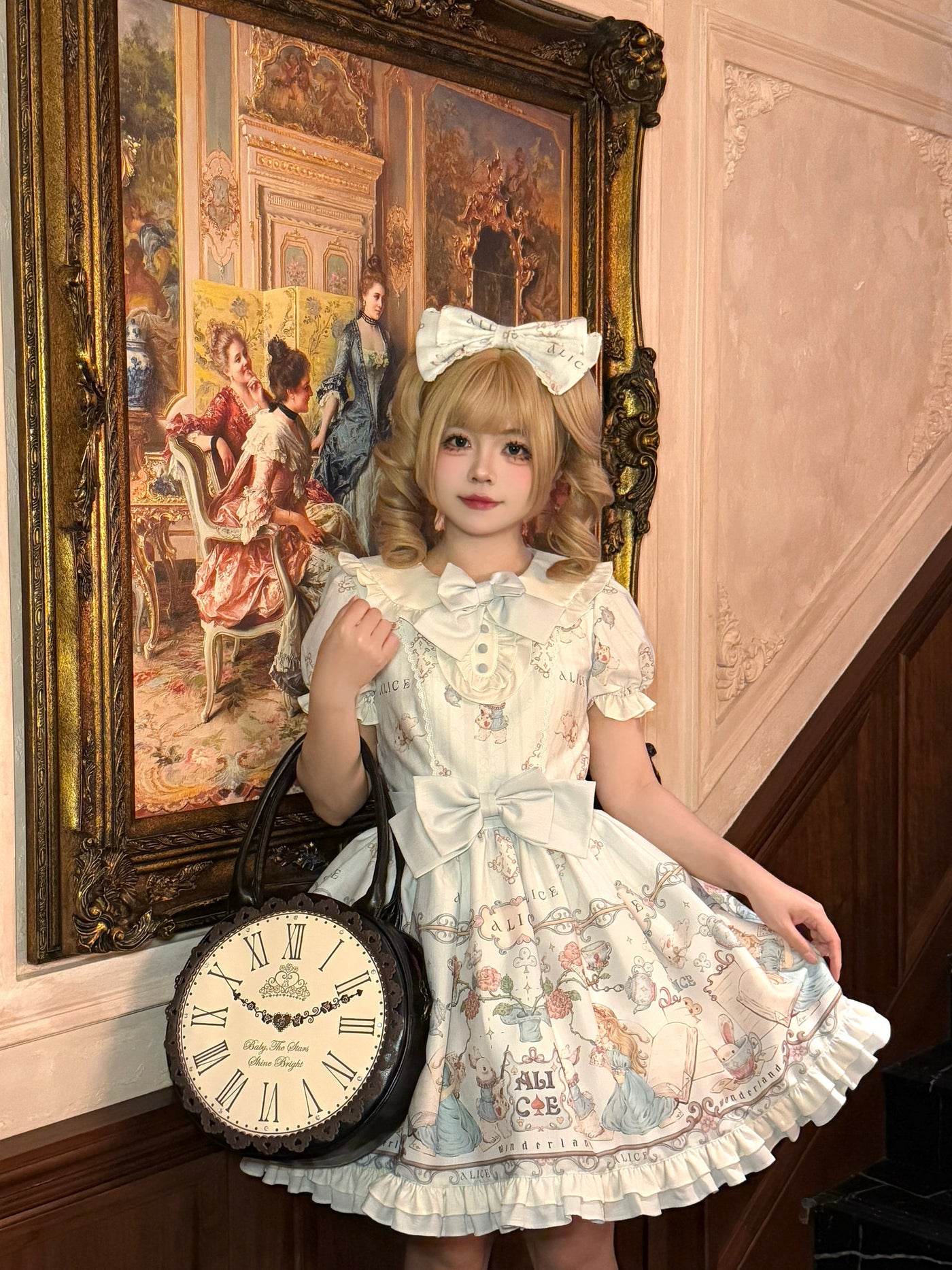Doll Poetry - Alice in Wonderland - OP / JSK Dress with Ruffled Trims