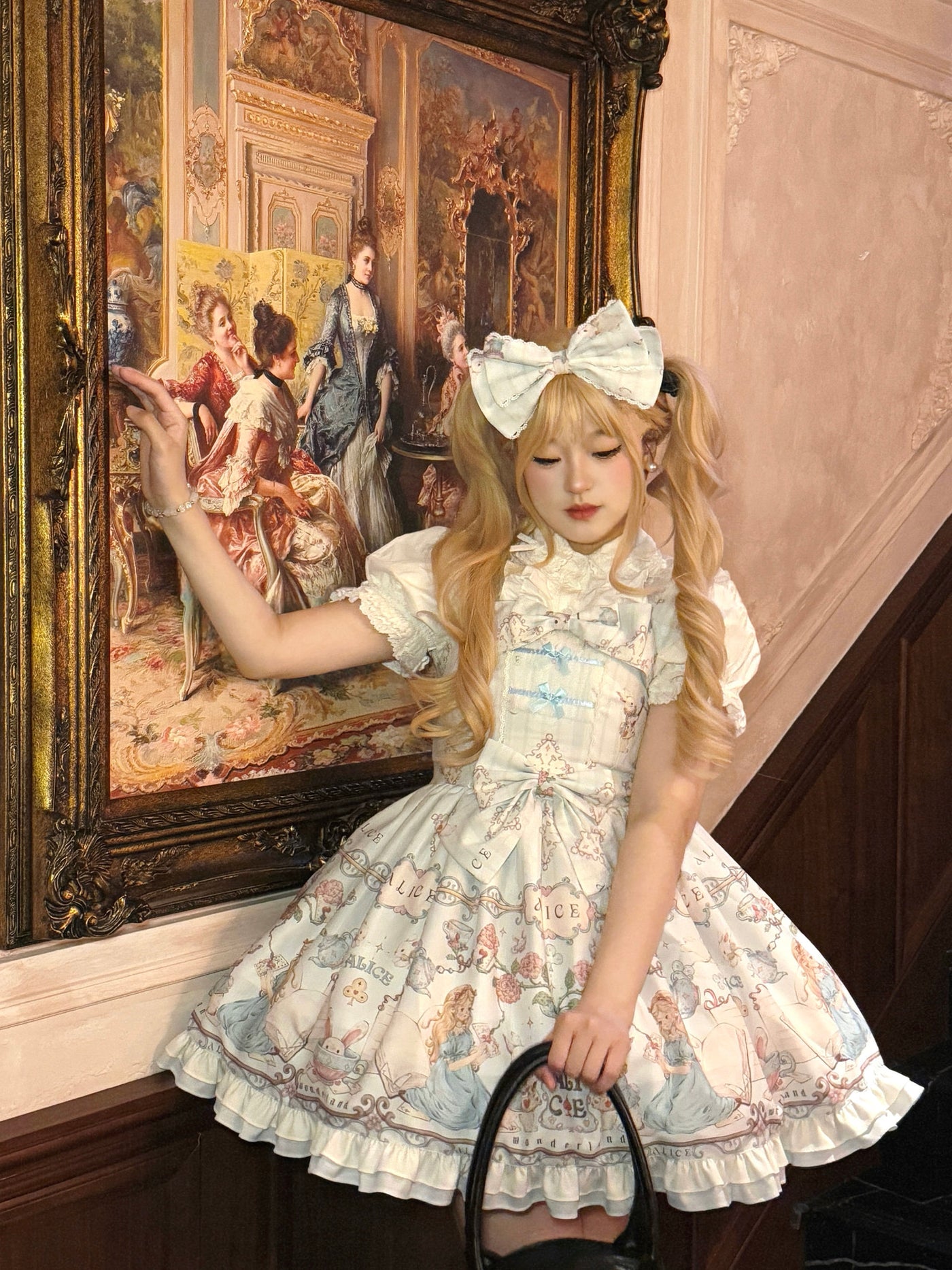Doll Poetry - Alice in Wonderland - OP / JSK Dress with Ruffled Trims