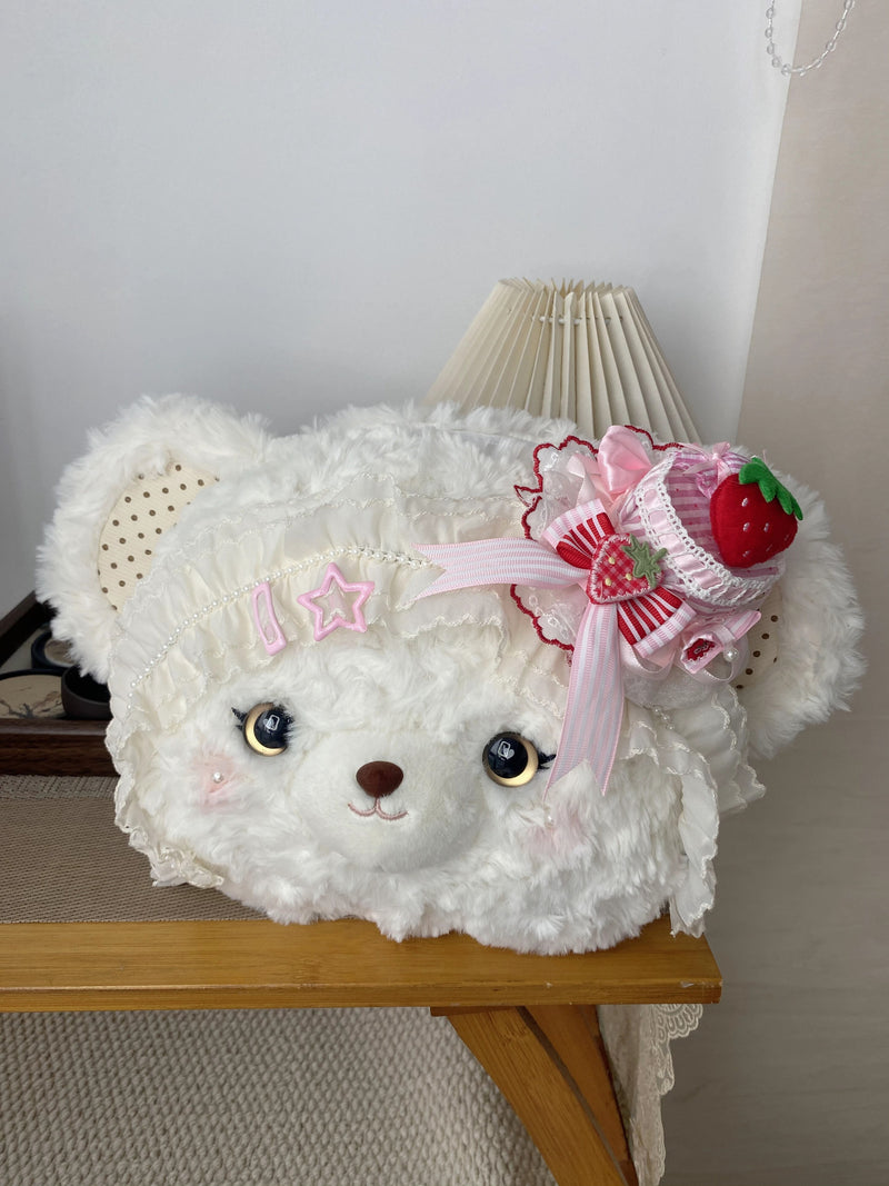 DreamHug Bear - Antique Doll Wall - Plush Doll Bag with selected convertible carry options