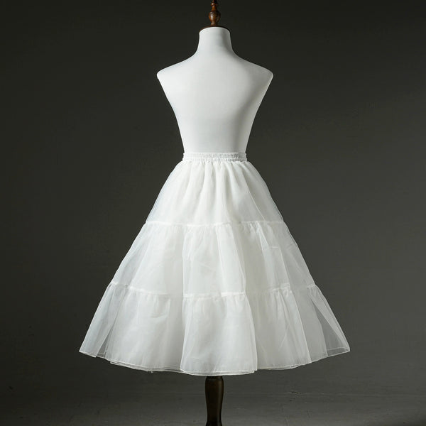 Caged Bird Hotel - Extra-Long Four-Layer - Glossy Gauze Lolita Petticoat