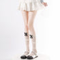 Apricot Pearl Bow Calf / One Size