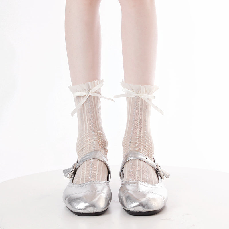 LolitaFetch Essentials Ballet Lace Bow Calf Socks - image 33