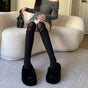 Black Lace Over Knee / One Size