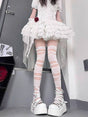 White Glass Fiber Over Knee / One Size