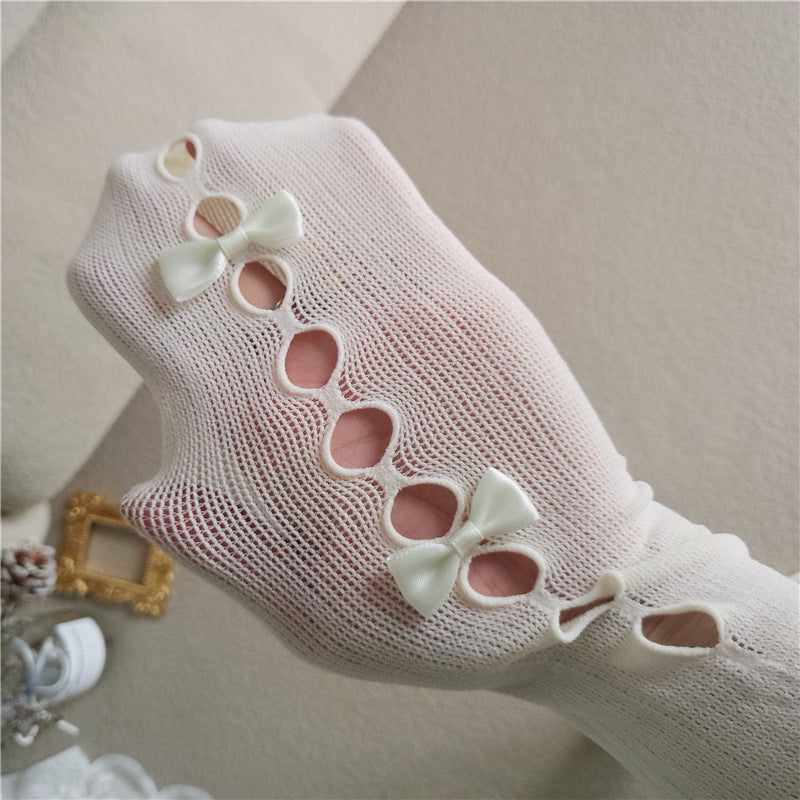 LolitaFetch Essentials Bow Hollow-Out Tights - image 4