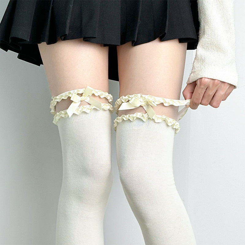 LolitaFetch Essentials Bow Lace Sheer Crew Socks - image 23