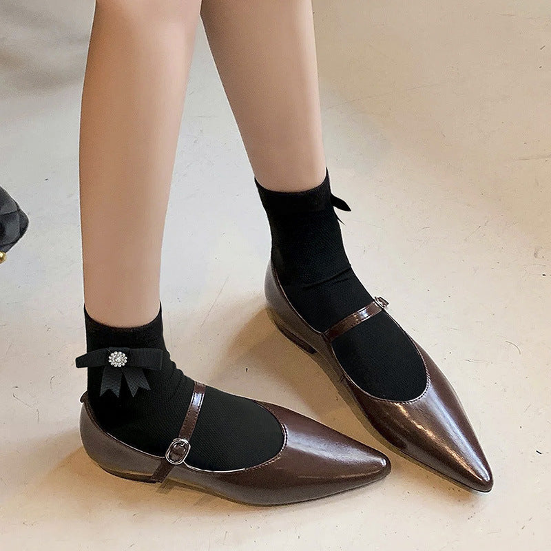 LolitaFetch Essentials Bow Lace Sheer Crew Socks - image 26