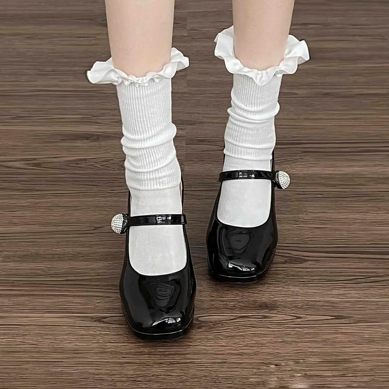LolitaFetch Essentials Bow Lace Sheer Crew Socks - image 27