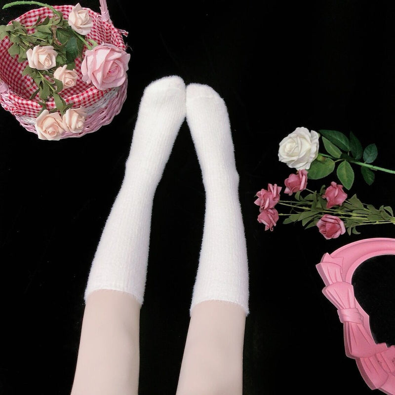 LolitaFetch Essentials Ruffle Plush Fleece-Lined Sleep Socks - image 10