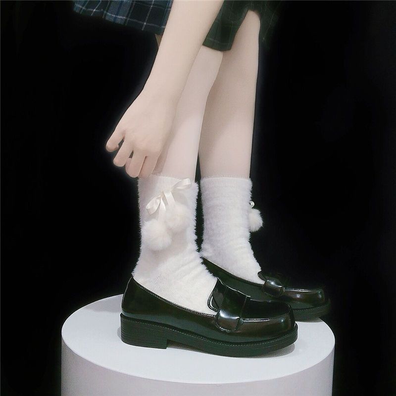 LolitaFetch Essentials Ruffle Plush Fleece-Lined Sleep Socks - image 15