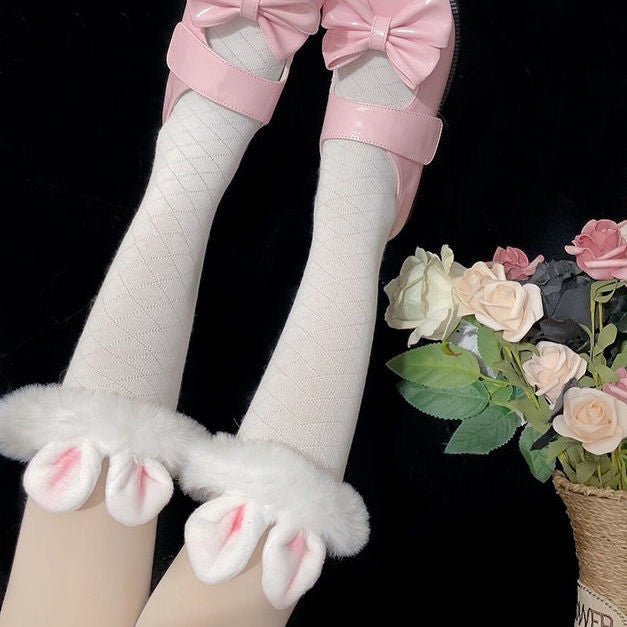 LolitaFetch Essentials Ruffle Plush Fleece-Lined Sleep Socks - image 17