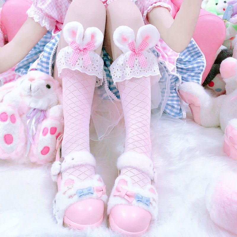 LolitaFetch Essentials Ruffle Plush Fleece-Lined Sleep Socks - image 18