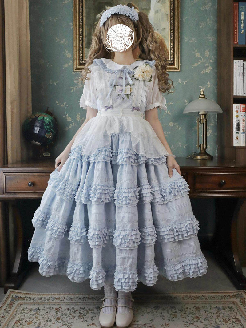 MONO GIRL - Little Bear Tiers - Cotton JSK Dress — product photo
