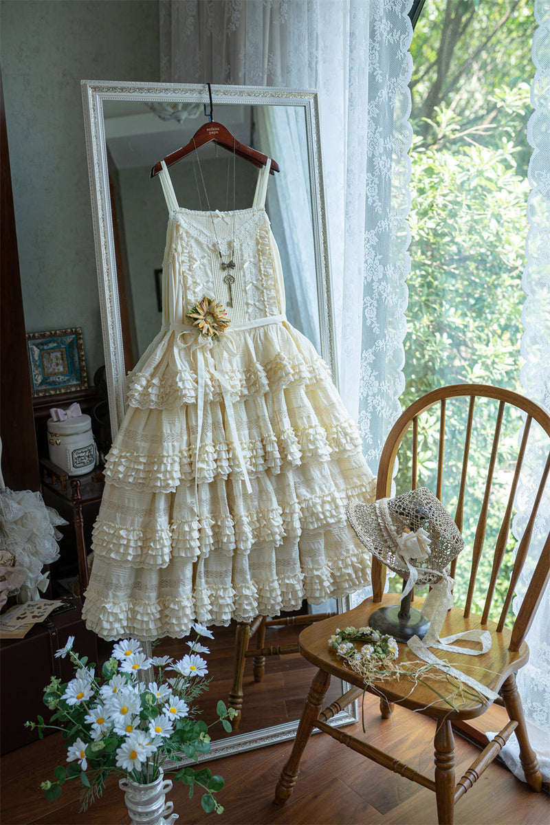 MONO GIRL - Little Bear Tiers - Cotton JSK Dress — original supplier detail
