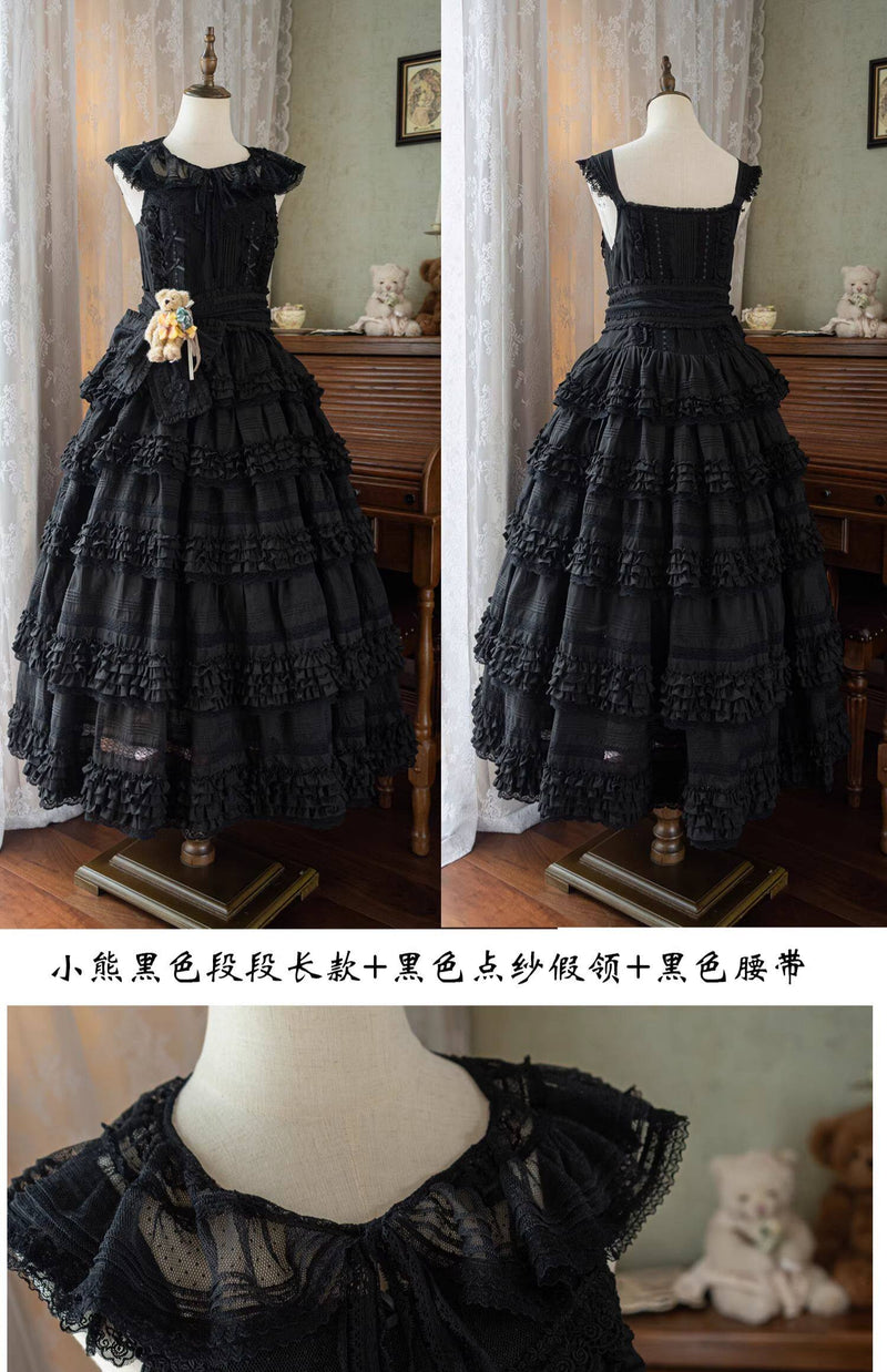 MONO GIRL - Little Bear Tiers - Cotton JSK Dress — original supplier detail