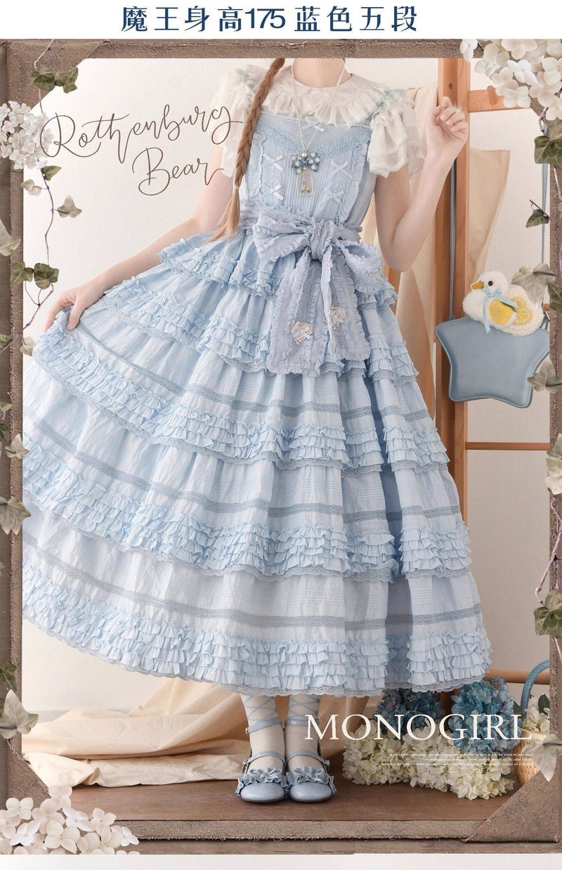 MONO GIRL - Little Bear Tiers - Cotton JSK Dress — original supplier detail