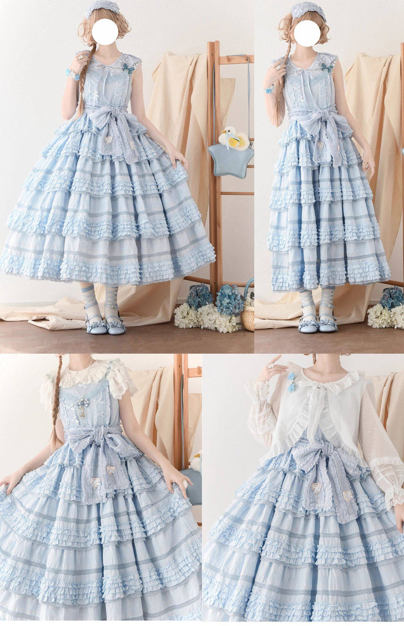 MONO GIRL - Little Bear Tiers - Cotton JSK Dress — original supplier detail