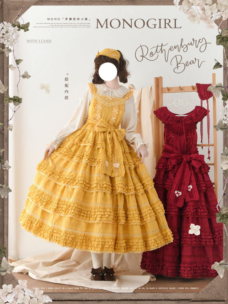 MONO GIRL - Little Bear Tiers - Cotton JSK Dress — original supplier detail