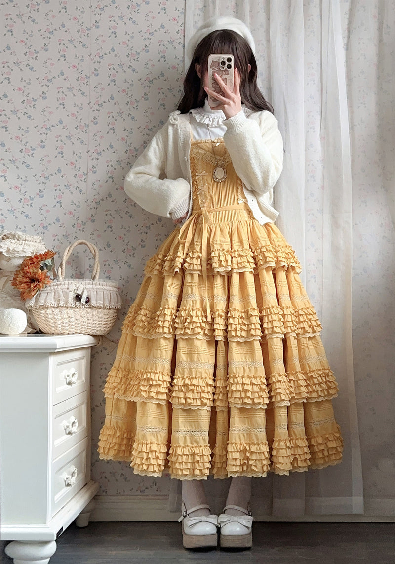 MONO GIRL - Little Bear Tiers - Cotton JSK Dress — original supplier detail