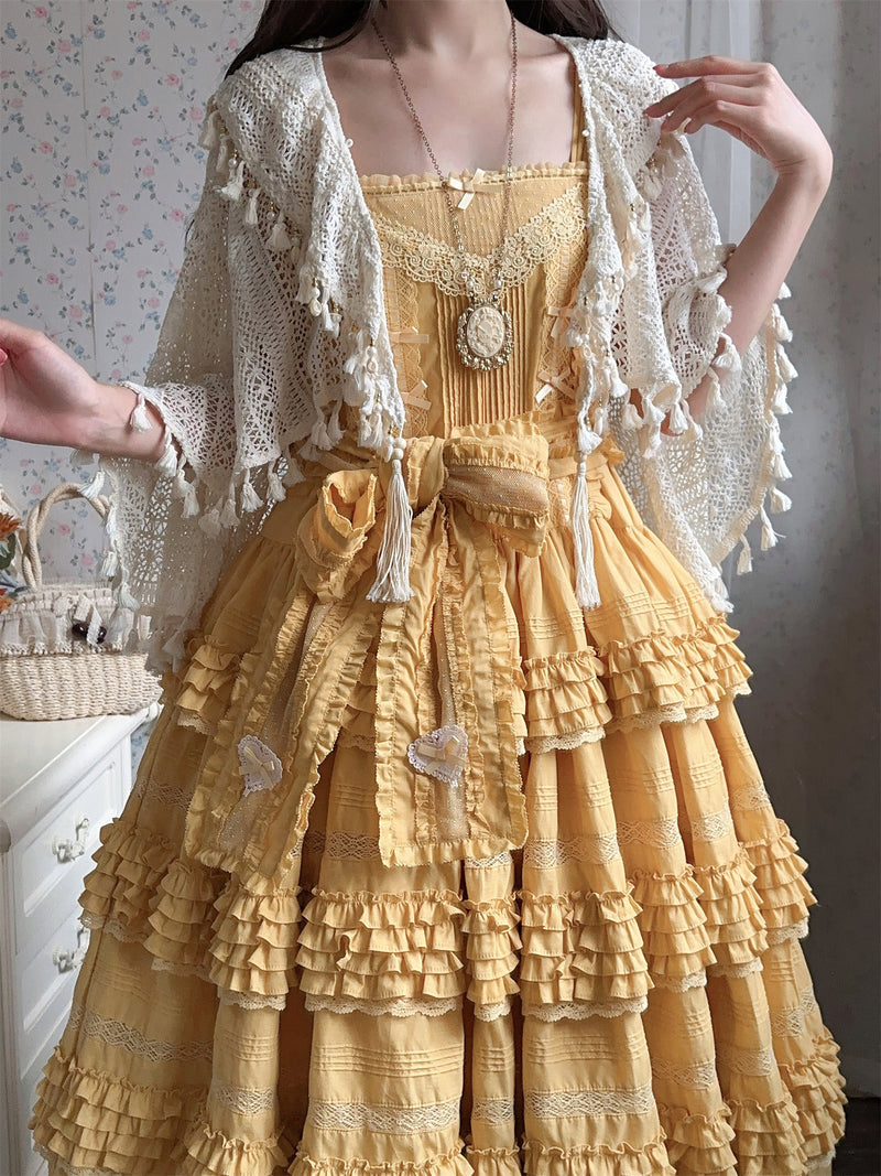 MONO GIRL - Little Bear Tiers - Cotton JSK Dress — original supplier detail