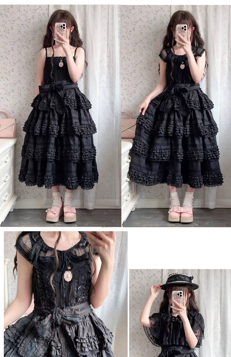 MONO GIRL - Little Bear Tiers - Cotton JSK Dress — original supplier detail
