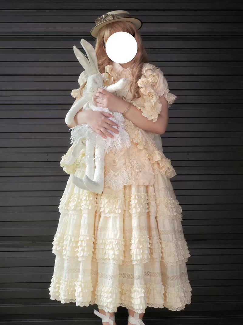 MONO GIRL - Little Bear Tiers - Cotton JSK Dress — original supplier detail