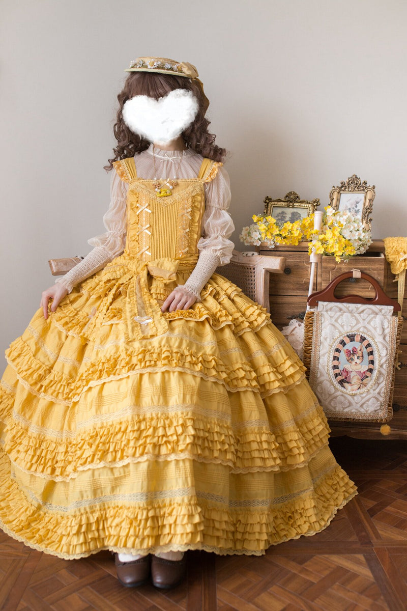 MONO GIRL - Little Bear Tiers - Cotton JSK Dress — option photo