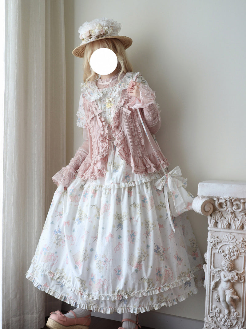 Plum Tree - Remembering Spring Notes - Cotton Floral OP Dress — product photo