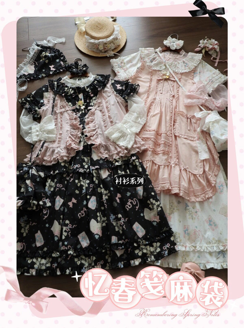 Plum Tree - Remembering Spring Notes - Cotton Floral OP Dress — original supplier detail