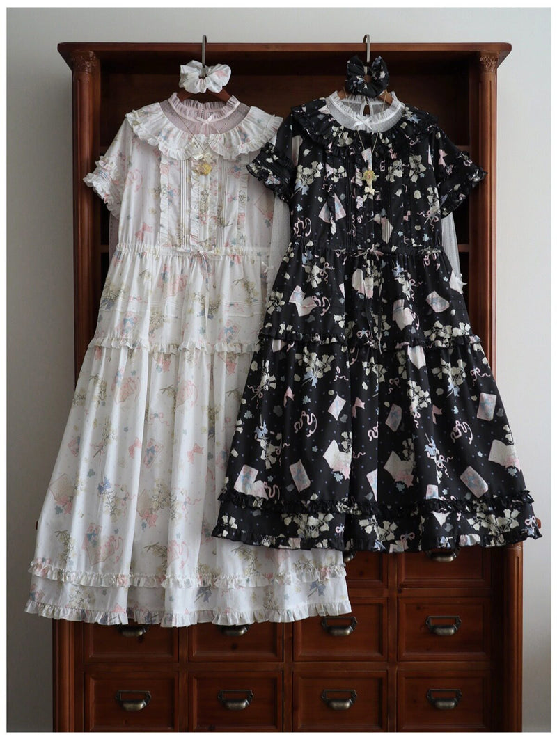 Plum Tree - Remembering Spring Notes - Cotton Floral OP Dress — original supplier detail