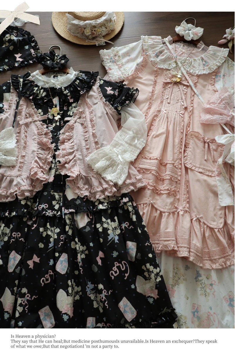 Plum Tree - Remembering Spring Notes - Cotton Floral OP Dress — original supplier detail