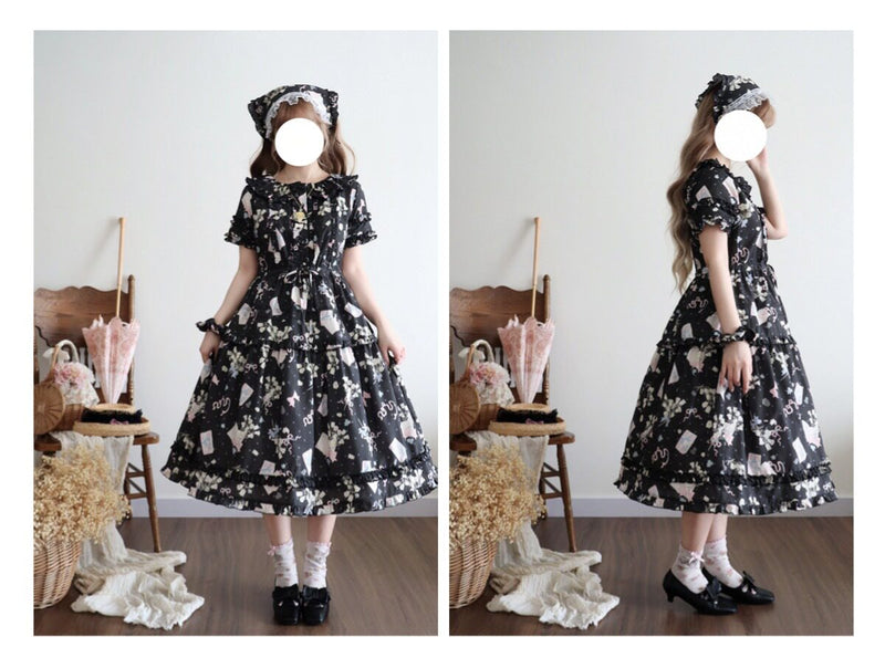 Plum Tree - Remembering Spring Notes - Cotton Floral OP Dress — original supplier detail