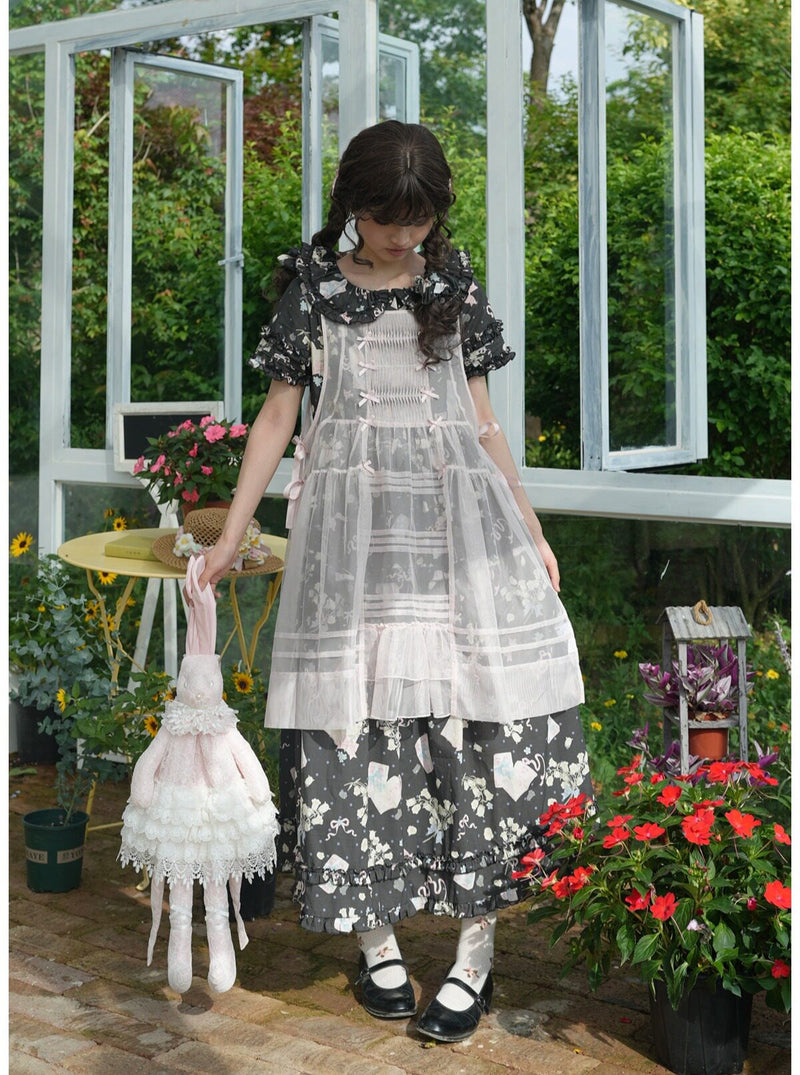 Plum Tree - Remembering Spring Notes - Cotton Floral OP Dress — original supplier detail