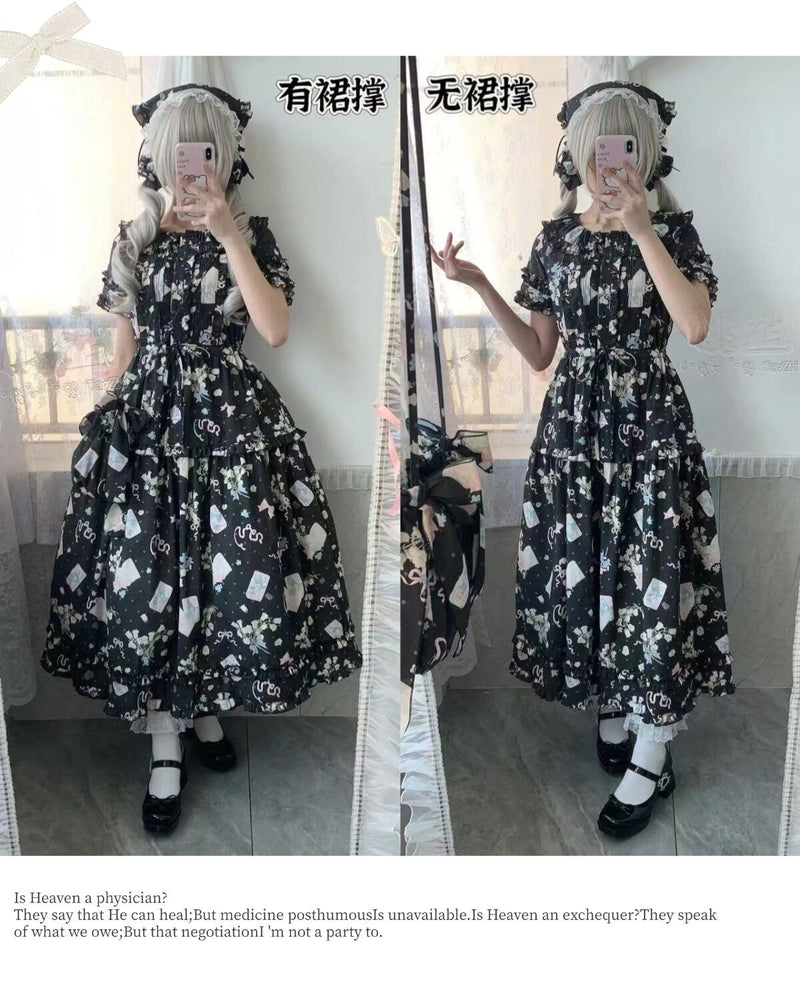 Plum Tree - Remembering Spring Notes - Cotton Floral OP Dress — original supplier detail