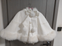 White Pompom Bunny Cape / One Size