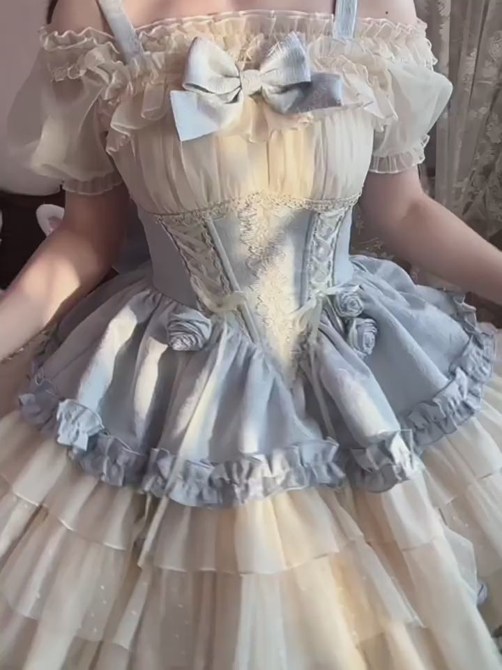 ZhiJinYuan - Time Waltz3 - Sweet Lolita Short Dress Ballet Style JSK