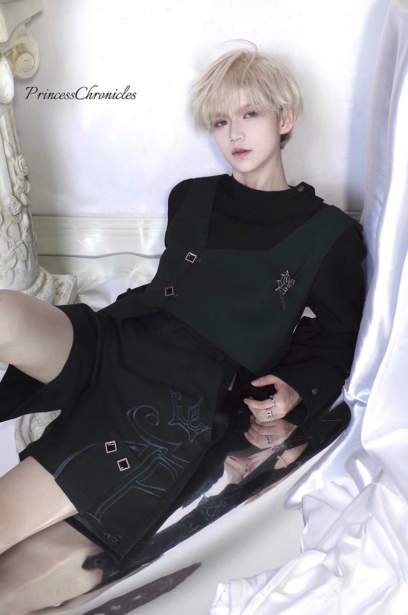 Princess Chronicles - As I Sink West - Long-Sleeve Black Ouji Shirt - product photograph 4