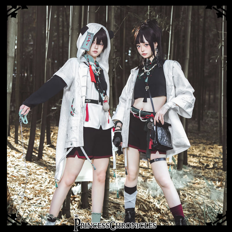 Princess Chronicles - Bamboo Forest Panda - Chinese-Inspired Ouji Separates - styled outfit photograph 3