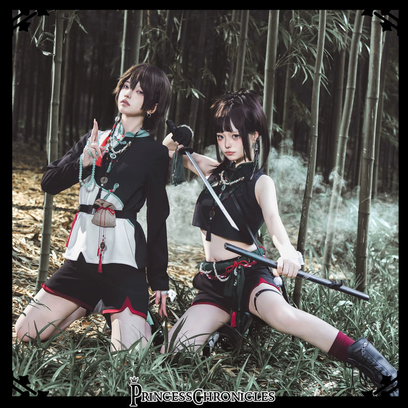 Princess Chronicles - Bamboo Forest Panda - Chinese-Inspired Ouji Separates - styled outfit photograph 4