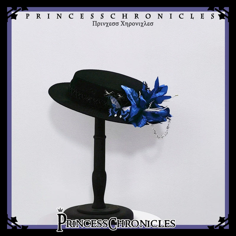 Princess Chronicles - Crimson Ash Zero - Handmade Gothic Ouji Hat - product photograph 3