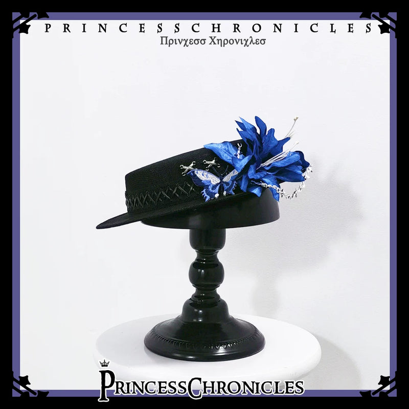 Princess Chronicles - Crimson Ash Zero - Handmade Gothic Ouji Hat - product photograph 4
