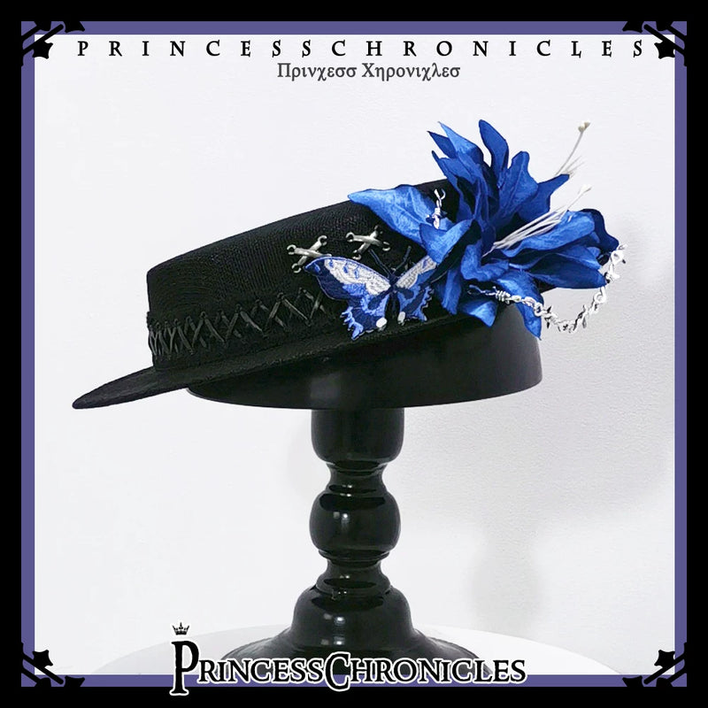 Princess Chronicles - Crimson Ash Zero - Handmade Gothic Ouji Hat - product photograph 5